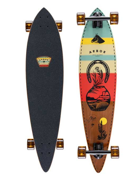Arbor Artist Fish Jess Mudgett Longboard Complete | 37"
