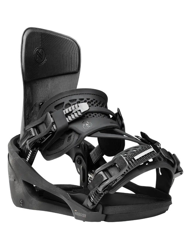 Nidecker Carbon Supermatic Snowboard Binding 2027 Carbon Black
