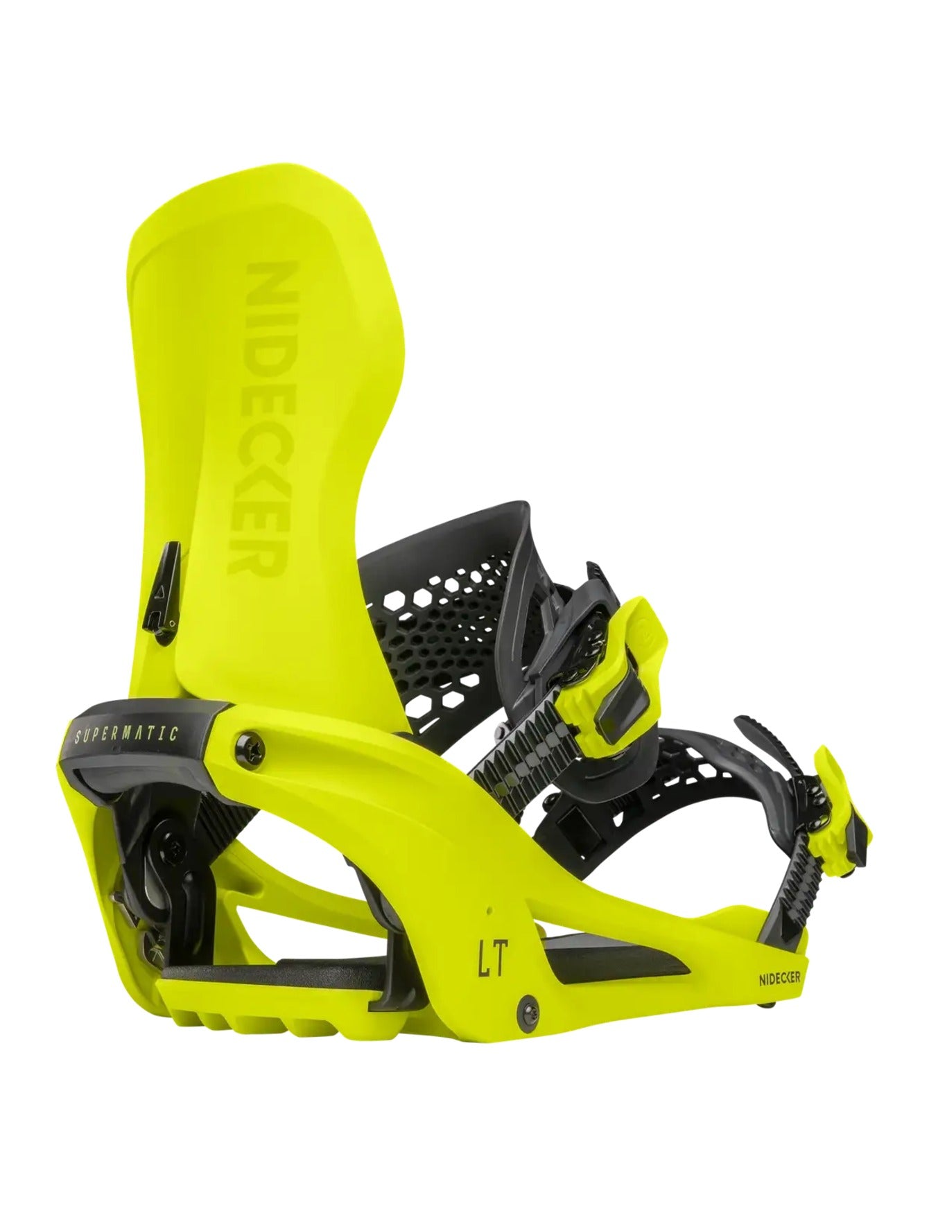 Nidecker LT Supermatic Snowboard Binding 2027 Acid side view