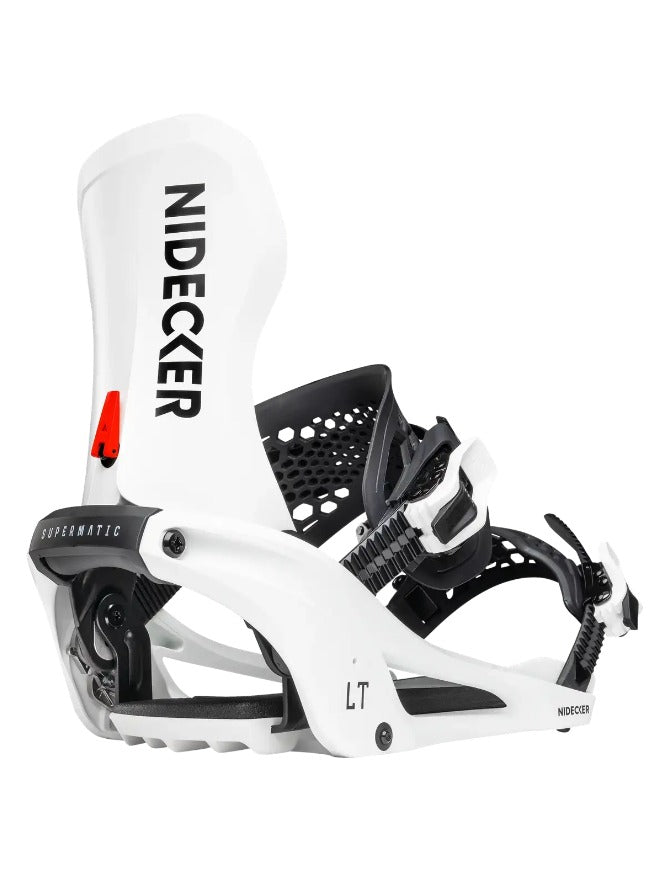 Nidecker LT Supermatic Snowboard Binding 2027 White