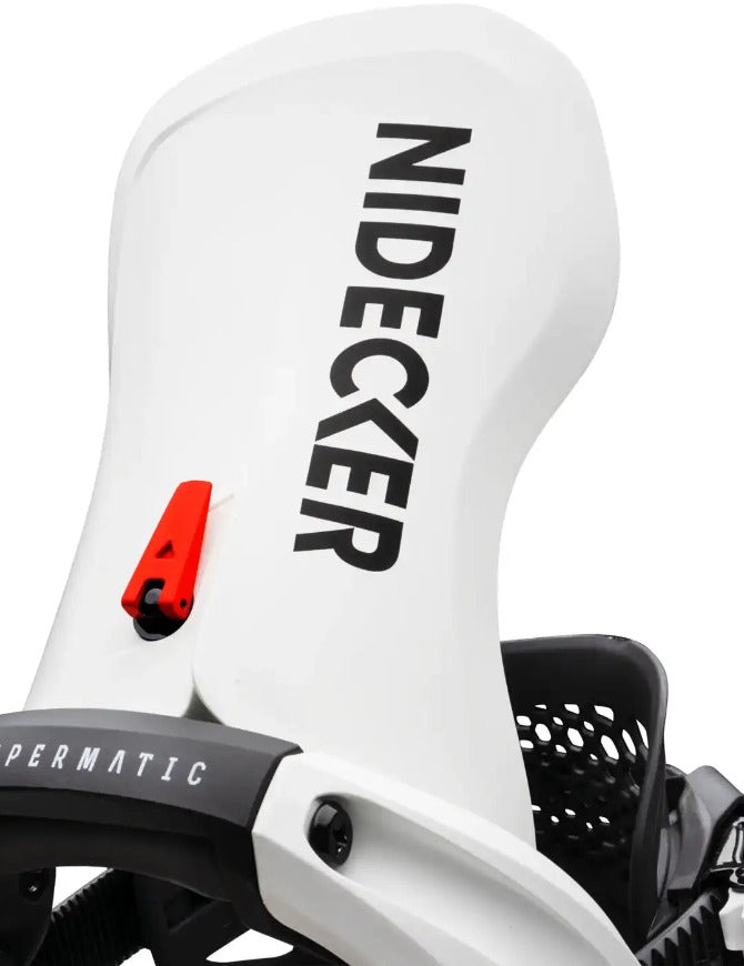 Nidecker LT Supermatic Snowboard Binding 2027 White