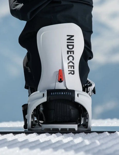 Nidecker LT Supermatic Snowboard Binding 2027 White