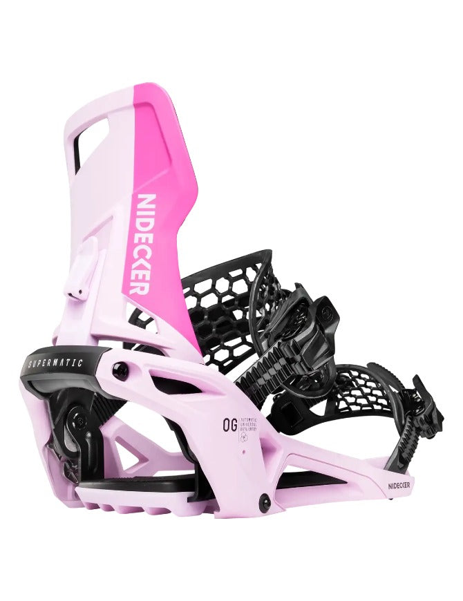 Nidecker OG Supermatic Snowboard Binding 2027 Milkshake