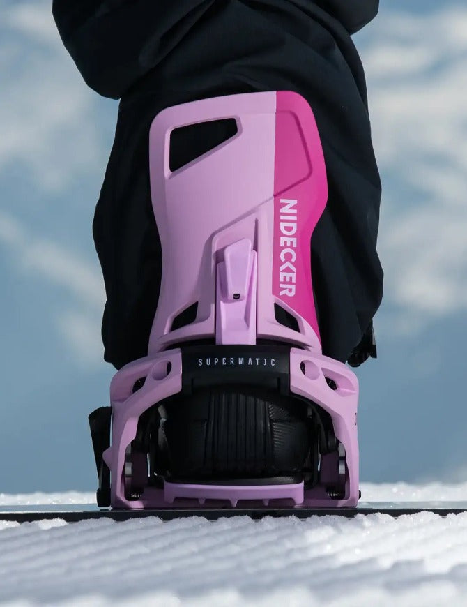 Nidecker OG Supermatic Snowboard Binding 2027 Milkshake