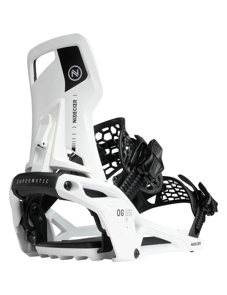 Nidecker OG Supermatic Snowboard Binding 2027 White