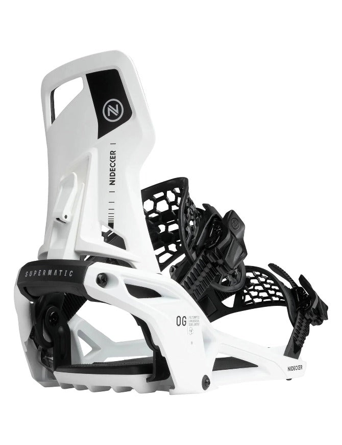 Nidecker OG Supermatic Snowboard Binding 2027 White