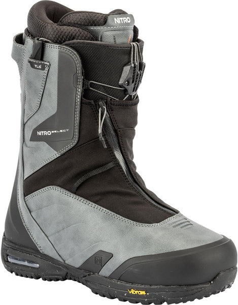 Nitro Select TLS+ Mens Snowboard Boot 2026 | Charcoal-Black