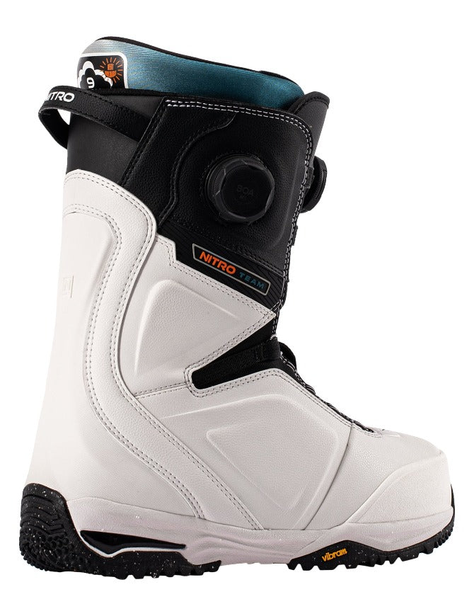 Nitro Team Boa Men's Snowboard Boot 2027 White-Black