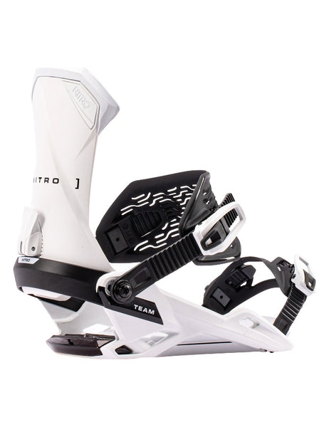 Nitro Team Men's Snowboard Binding 2027 White
