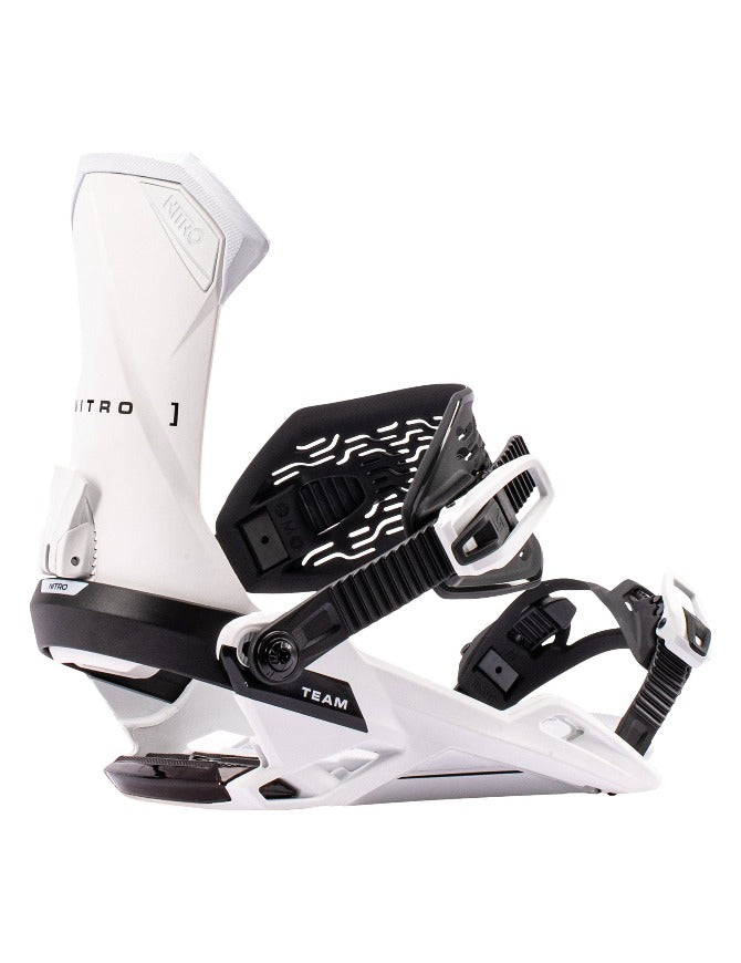 Nitro Team Men's Snowboard Binding 2027 White
