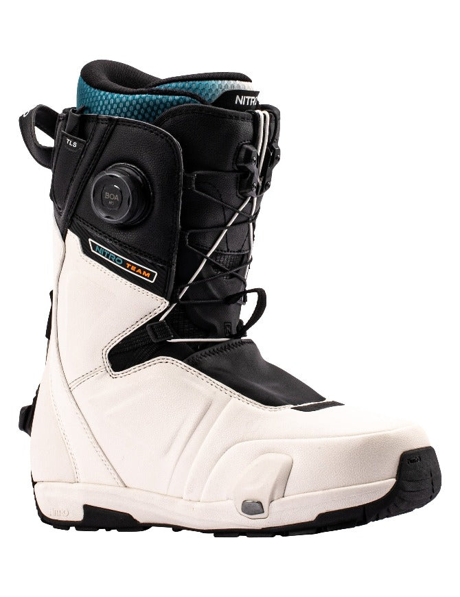 Nitro Team Step On TLS Men's Snowboard Boot 2027 White-Black