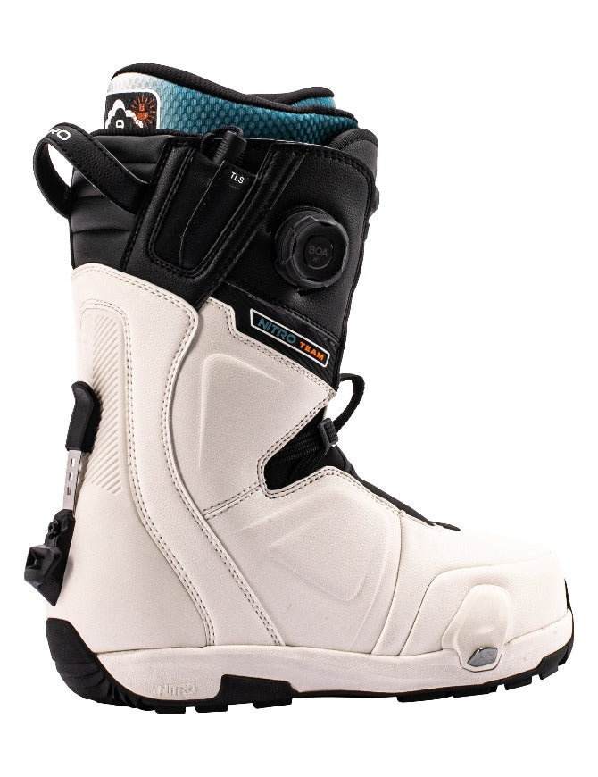 Nitro Team Step On TLS Men's Snowboard Boot 2027 White-Black