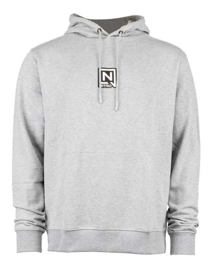 Nitro Logo PO Hoodie | Heather Grey