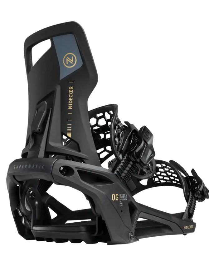 Nidecker OG Supermatic Snowboard Binding 2026 | Black