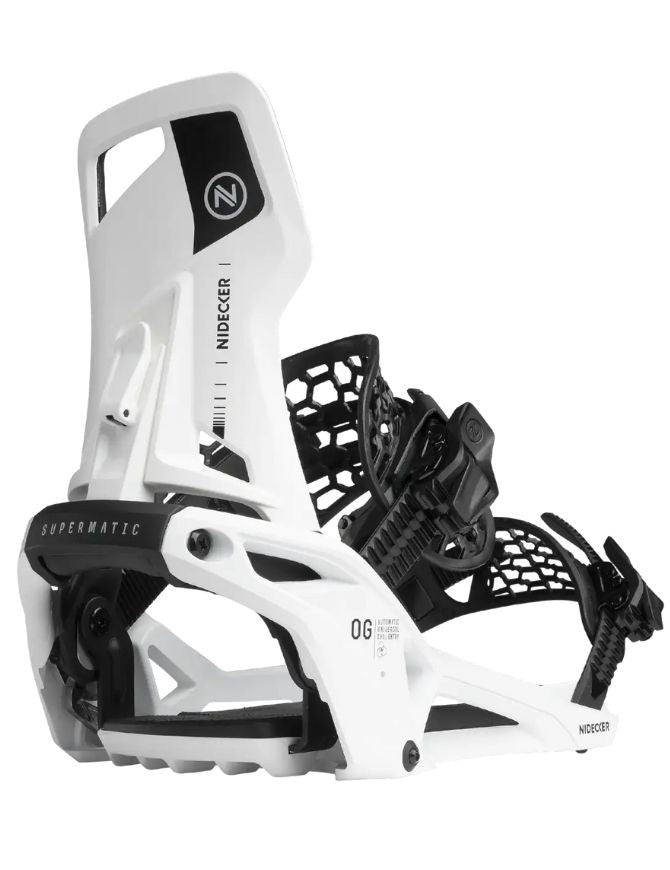 Nidecker OG Supermatic Snowboard Binding 2026 | White