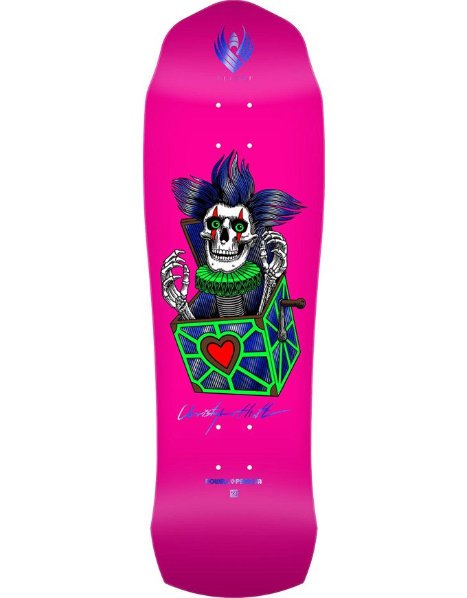 Powell Peralta Flight Hiett Skull Deck | Pink  9.5"