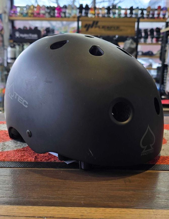 Protec Classic Certified Helmet | Matte Black (No Box/Ex Display)