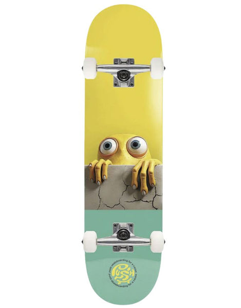 Push Peek Over Complete Skateboard Yellow | 7.0"