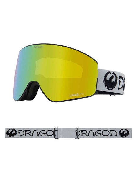 Dragon PXV2 Snow Goggle Classic Grey | LL Gold Ion + LL Amber