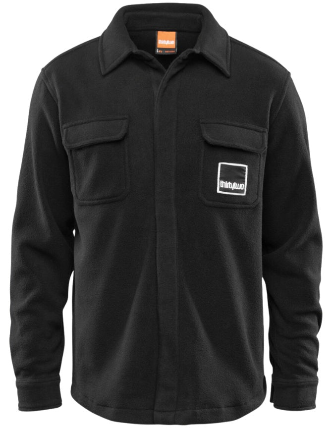 ThirtyTwo Rest Stop Fleece Shirt 2025 | Black