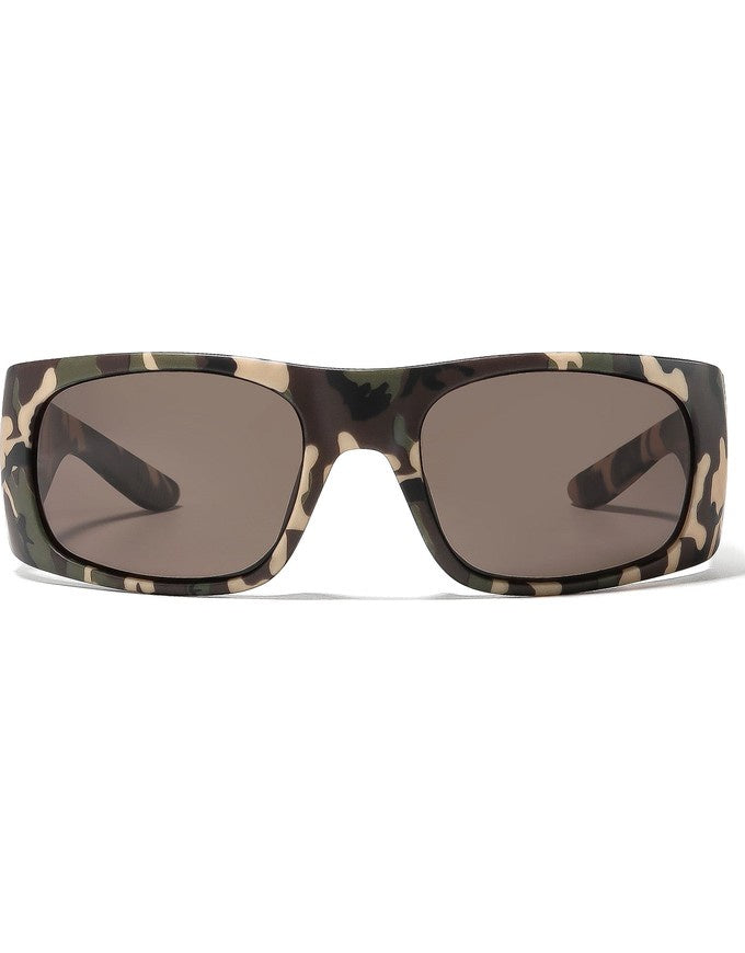 Ritual Vision Transmitter by Noa Deane Sunglasses | Matte Camo/Dark Green Polarised