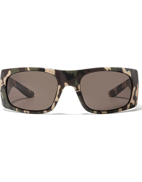 Ritual Vision Transmitter by Noa Deane Sunglasses | Matte Camo/Dark Green Polarised