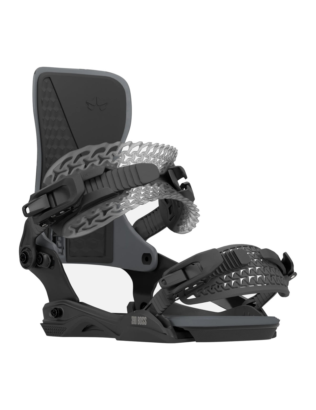 Rome 390 Boss AW Snowboard Binding 2027 Black front