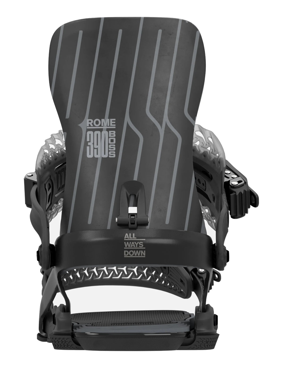 Rome 390 Boss AW Snowboard Binding 2027 Black back