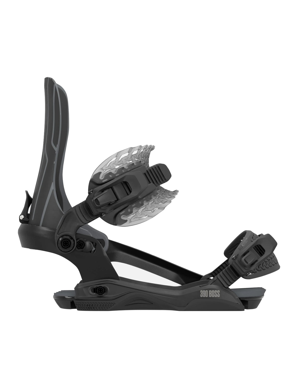 Rome 390 Boss AW Snowboard Binding 2027 Black side