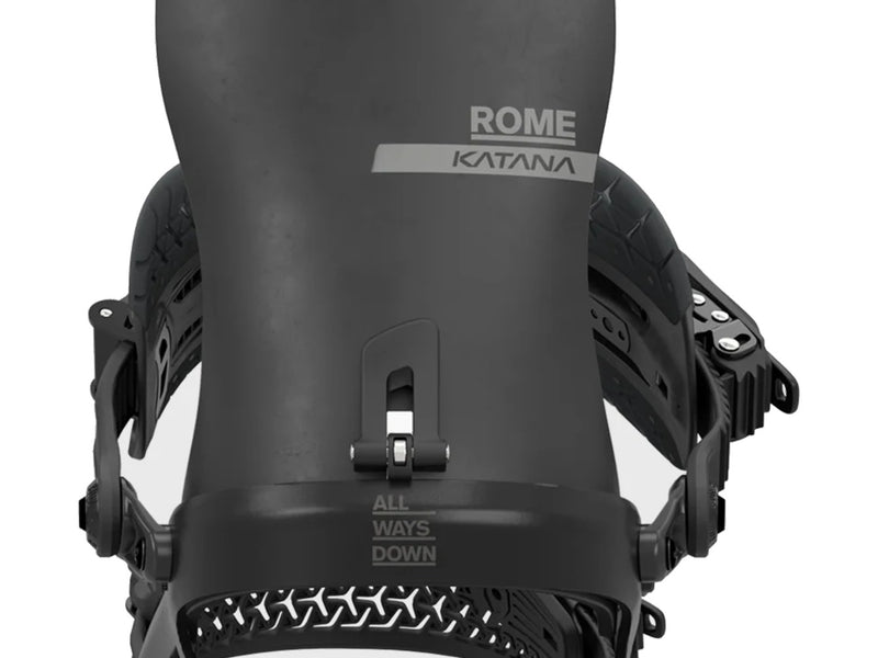 Rome Katana AW Snowboard Binding 2027 Black back