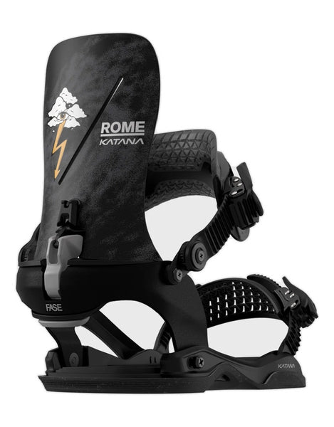 Rome AW Katana FASE Pro Snowboard Binding 2027 | Stealth Black