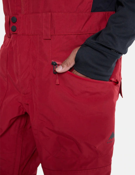 Burton GORE-TEX Reserve  Men's Bib 2L Pant 2025 | Deep Red