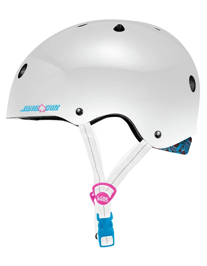 Protec Low Pro Certified Helmet | Santa Cruz White