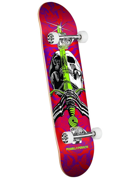 Skull sword purple deck graphic