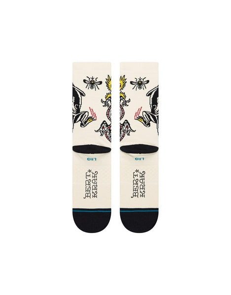 Stance Battle Crew Socks | Cream