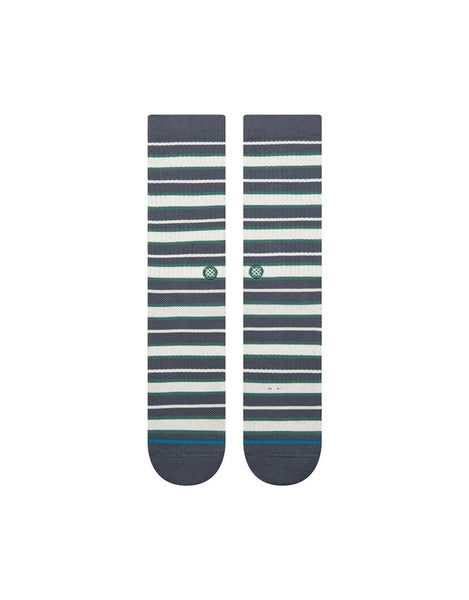Stance Signature Stripe Crew Socks | Turbulence