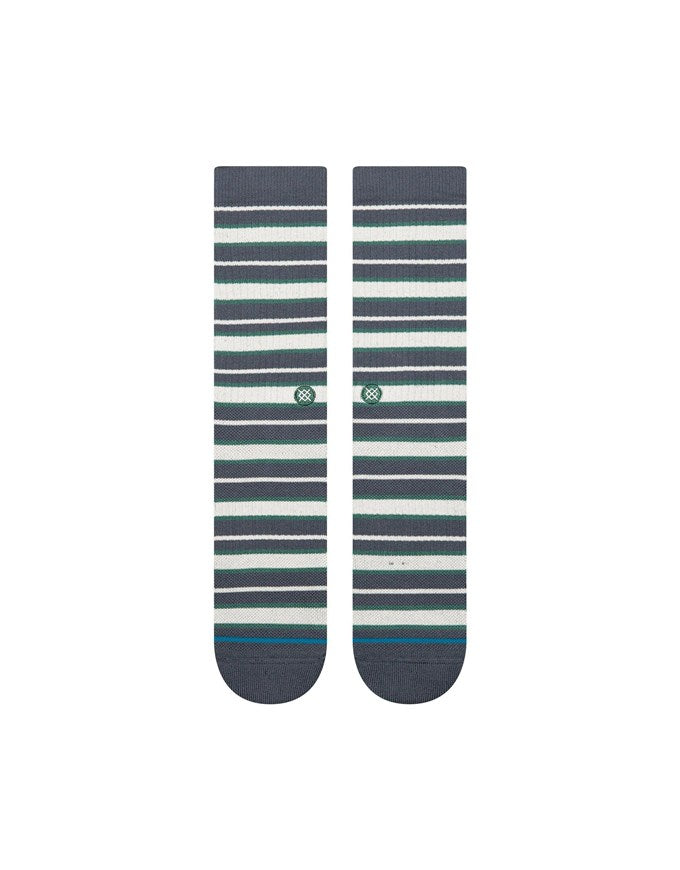 Stance Signature Stripe Crew Socks | Turbulence