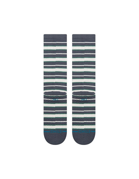 Stance Signature Stripe Crew Socks | Turbulence