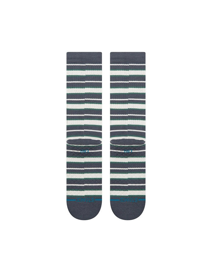 Stance Signature Stripe Crew Socks | Turbulence