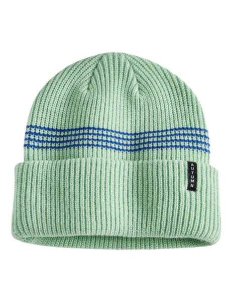 Autumn Headwear Mini Stripe Beanie | Quiet Green