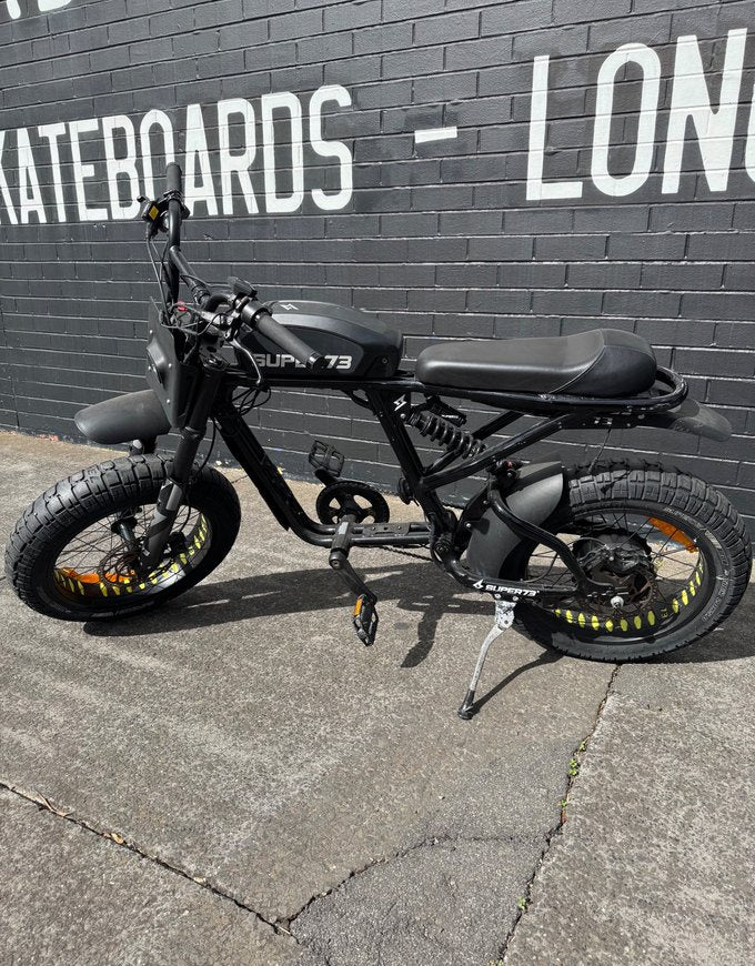 Super73 RX-E Electric Bike with Throttle (Pre-Owned) - Obsidian Black