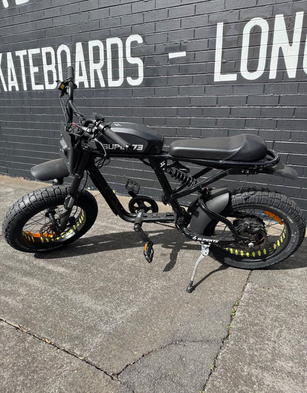 Super73 RX-E Electric Bike with Throttle (Pre-Owned) - Obsidian Black