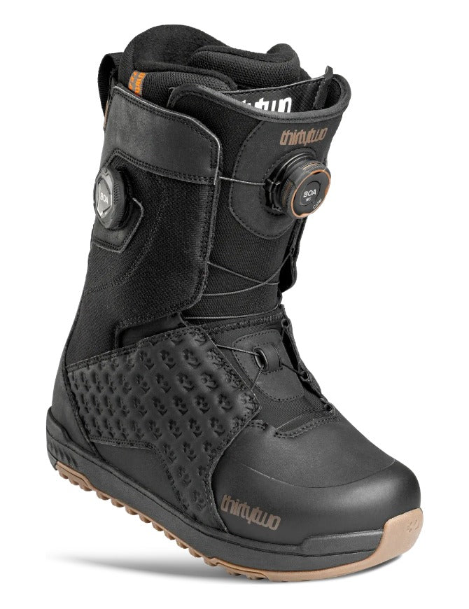ThirtyTwo Lashed Double BOA Wide Men's Snowboard Boot 2027 Black/Black/Gum