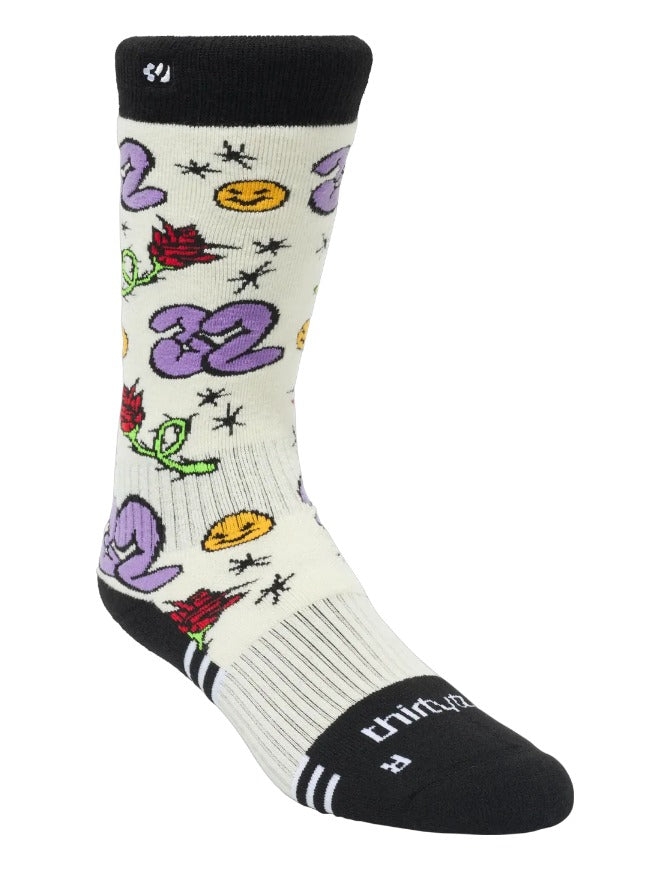 ThirtyTwo Merino Women's Sock 2027 Off White