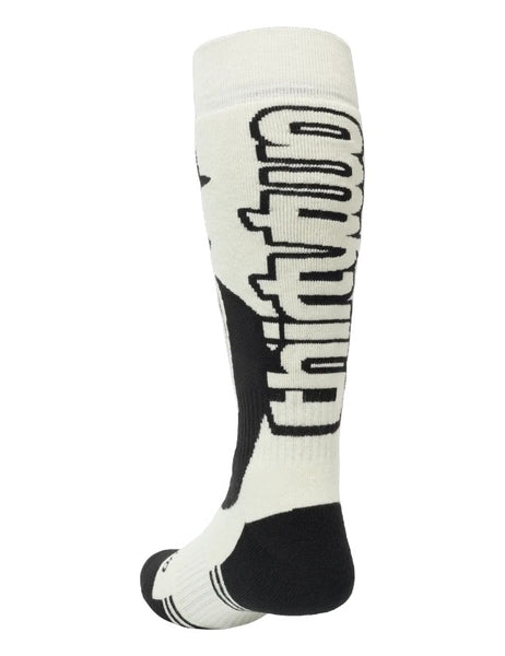 ThirtyTwo T32M Merino Snowboard Socks 2027 Black/White