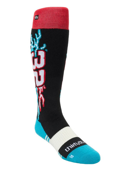 ThirtyTwo T32M Merino Snowboard Socks 2027 Blue/Black