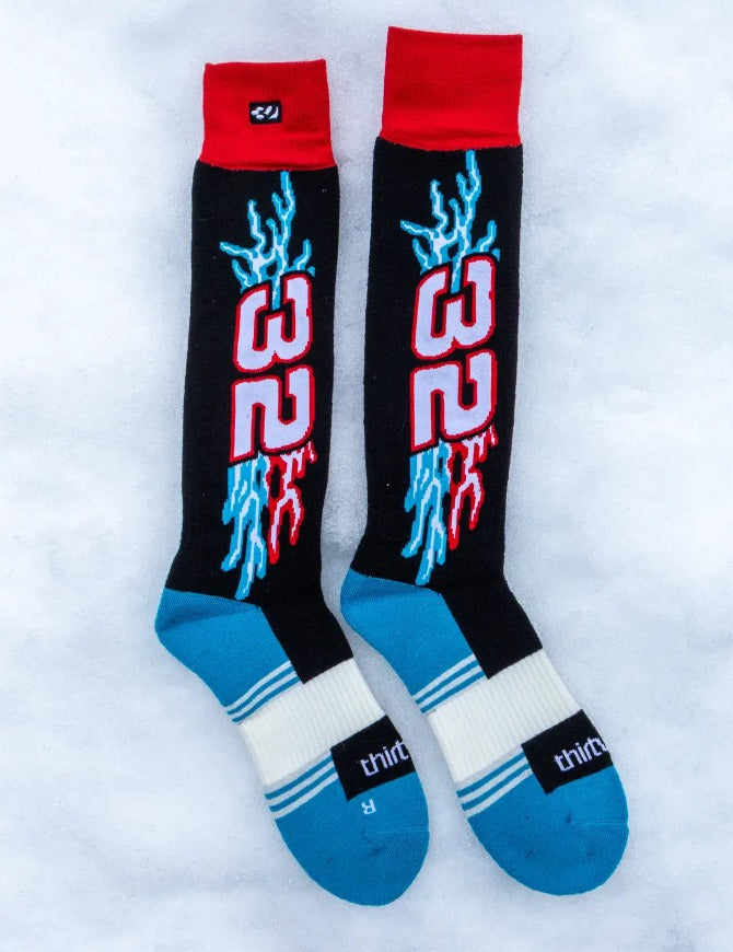ThirtyTwo T32M Merino Snowboard Socks 2027 Blue/Black