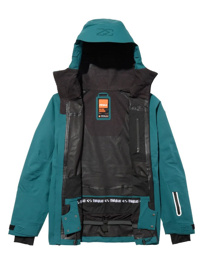 ThirtyTwo T32M-XLT Recycled Men's Jacket 2027 Dark Teal