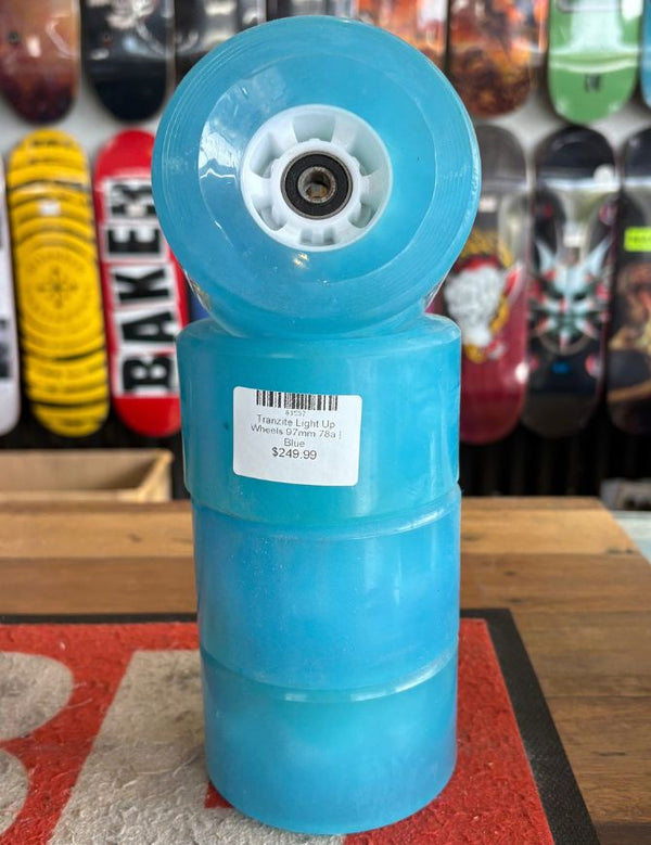 Tranzite Light Up Wheels 97mm 78a | Blue