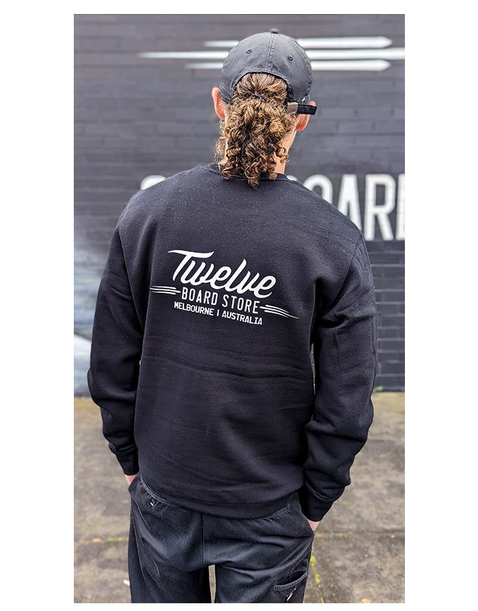Twelve Melbs United Crew | Black